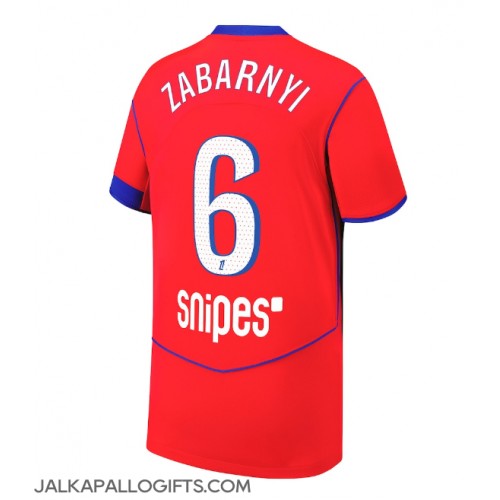 Paris Saint-Germain Illia Zabarnyi #6 Kolmaspaita 2025-26 Lyhythihainen